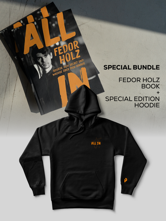 [PRESALE SIGNED VERSION] All in - Limited Collection Bundle [German Book+ Signature + Hoodie]