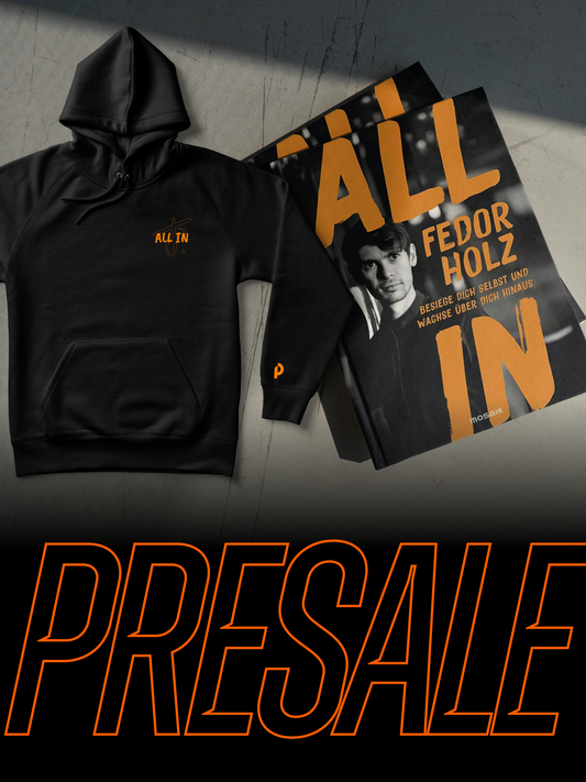[PRESALE SIGNED VERSION] All in - Limited Collection Bundle [German Book+ Signature + Hoodie]